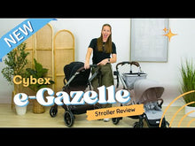 تحميل وتشغيل الفيديو في عارض المعرض، Cybex e-GAZELLE Stroller - Moon Black
