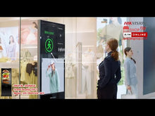 تحميل وتشغيل الفيديو في عارض المعرض، Hikvision Floor Standing Indoor Digital Advertising Signage For Hotels events Restaurants-Wifi,4k DS-D6055UL

