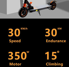 تحميل الصورة إلى عارض المعرض، Kugookirin S1 Pro Electric Scooter 36V 7.6Ah 350W
