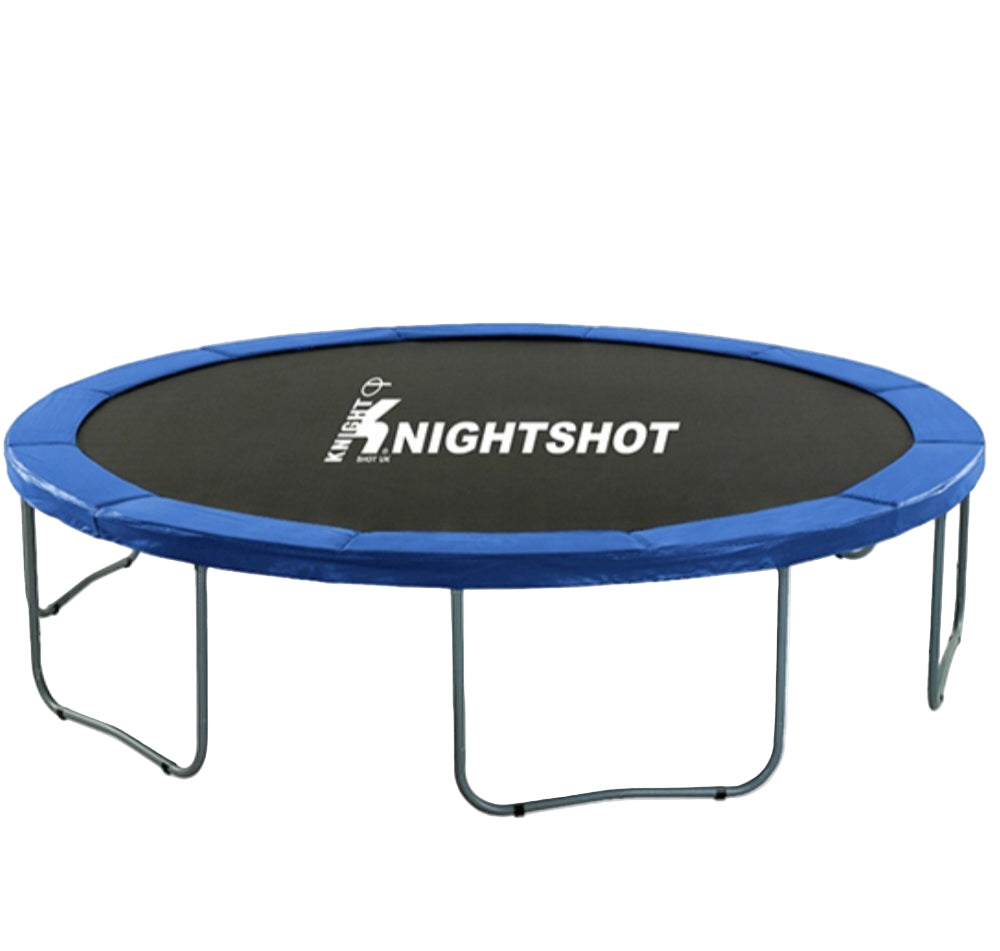 Knight Shot 14ft Outdoor Round Trampoline with Safety Net