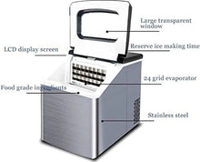 تحميل الصورة إلى عارض المعرض، Household Ice Maker Machine for Countertop 55lbs ice cubes Ready in 12-20min
