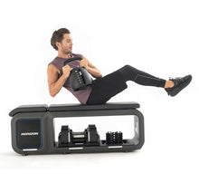 Load image into Gallery viewer, Horizon all in One Bench with Adjustable Dumbbells &amp; kettlebell
