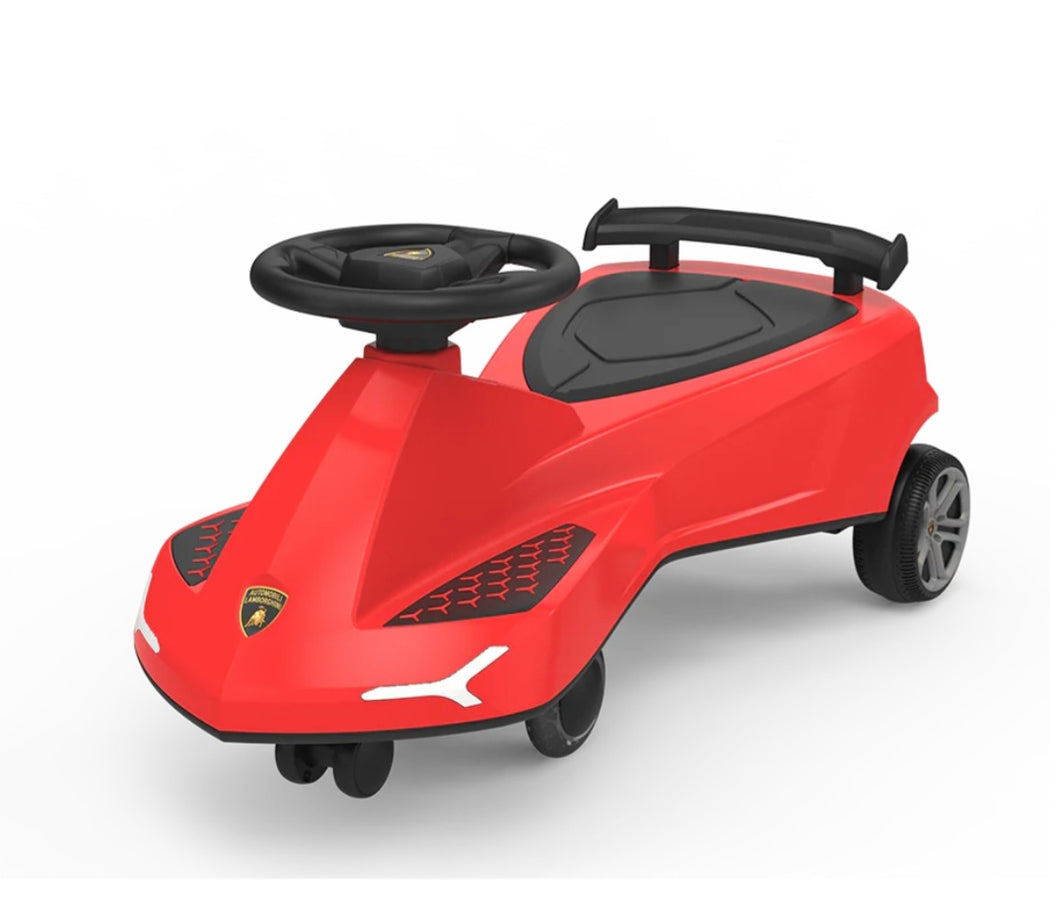 Kids Lamborghini Swing Car Ride on Age 3-5 unisex