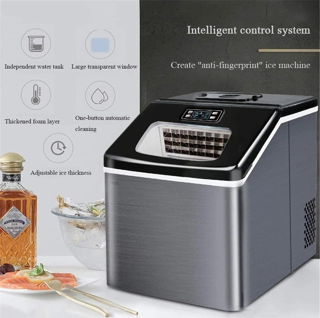 Household Ice Maker Machine for Countertop 55lbs ice cubes Ready in 12-20min