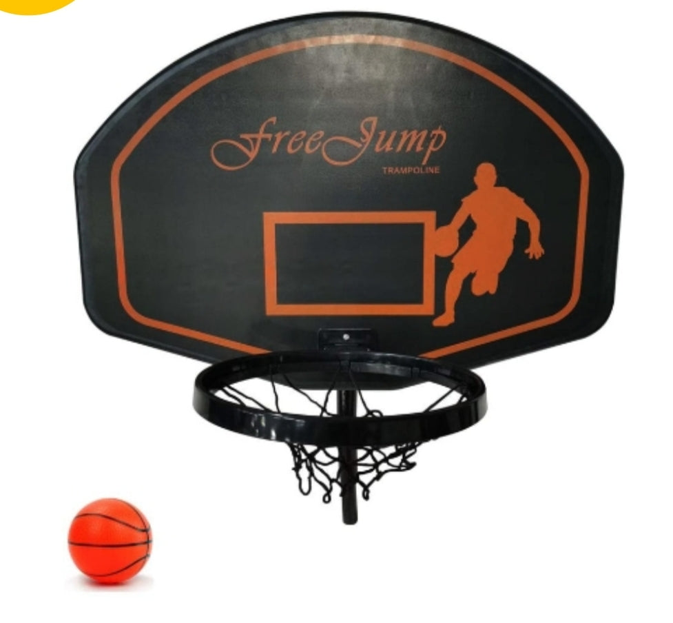 Free Jump Basketball Hoop & Ball Set – Fun & Safe Trampoline Play