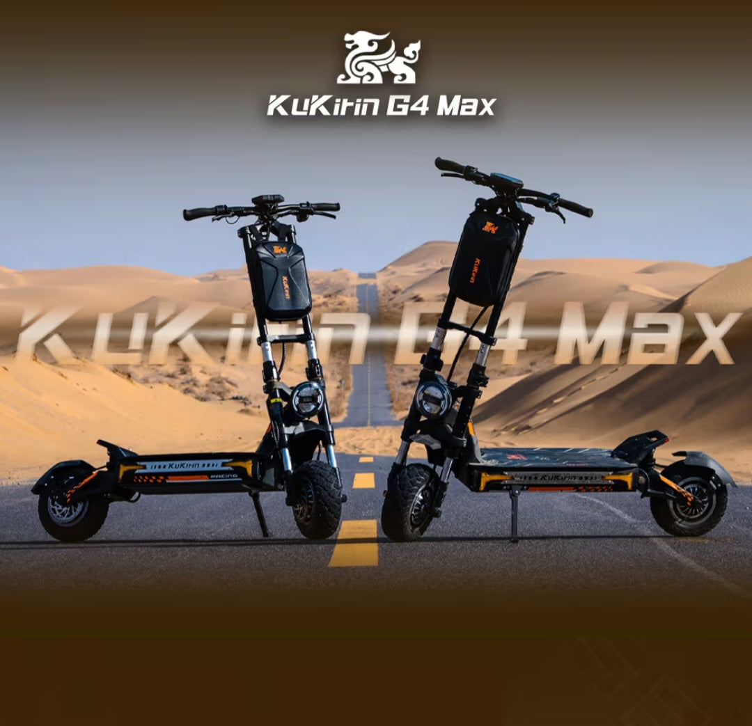Kugoo kirin G4 Max Electric Scooter -  2025 New 60V 35Ah 1600W Dual motor Removable battery