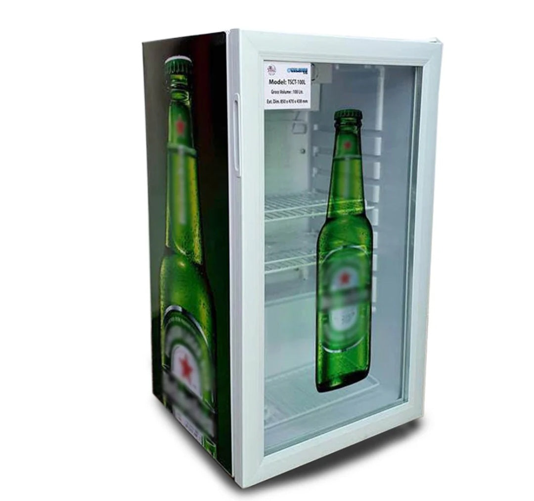 Unique Countertop 98L Display Refrigerator
