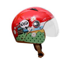 Load image into Gallery viewer, Kids Half Face Safety Helmet-Red Age 7-12
