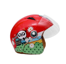 Load image into Gallery viewer, Kids Half Face Safety Helmet-Red Age 7-12
