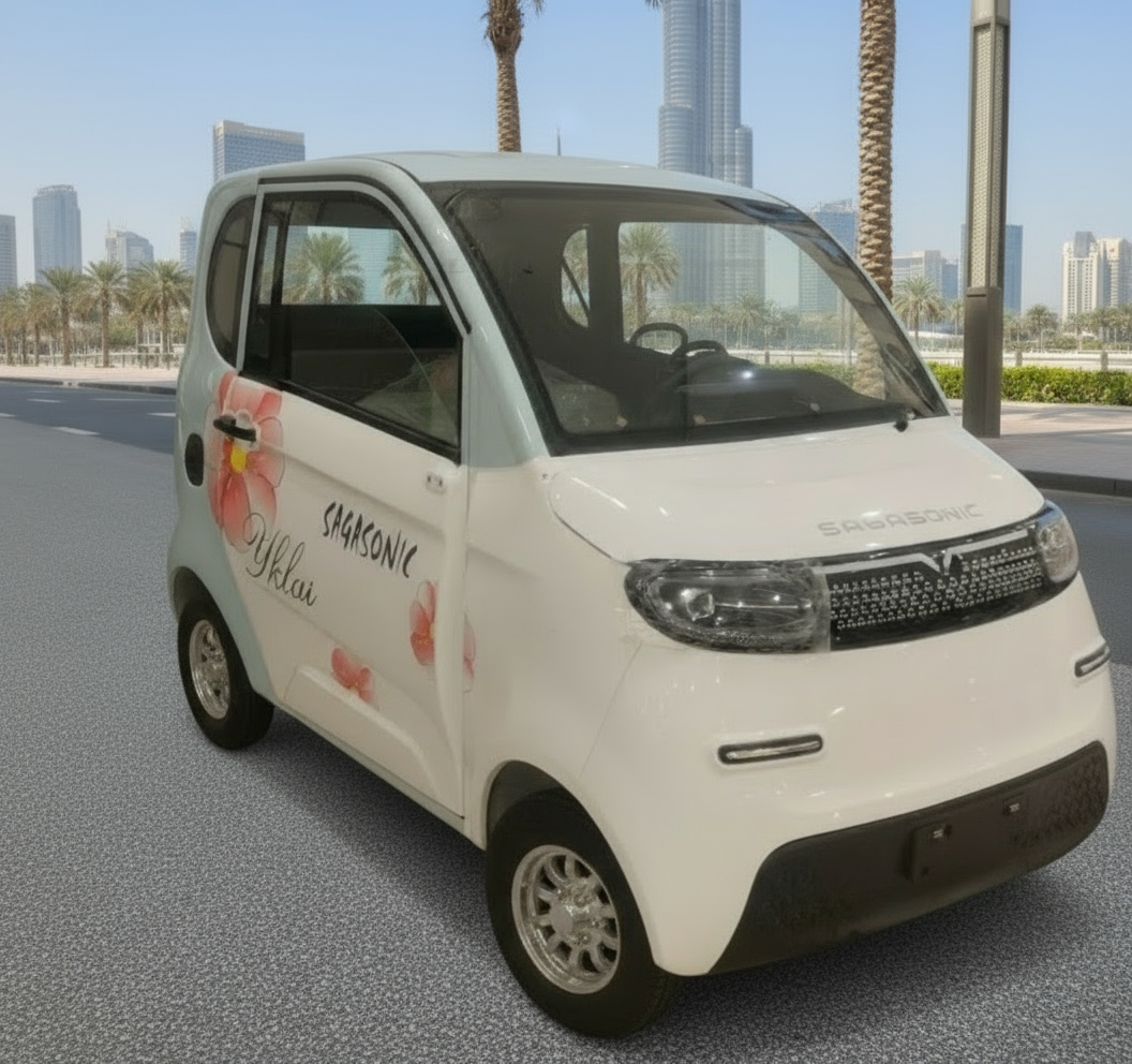 Electric Four-Wheel Mobility Scooter 4 Wheels Electric Car 1500W Closed-Type