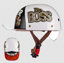 تحميل الصورة إلى عارض المعرض، Retro Style Baseball Cap Half Helmet
