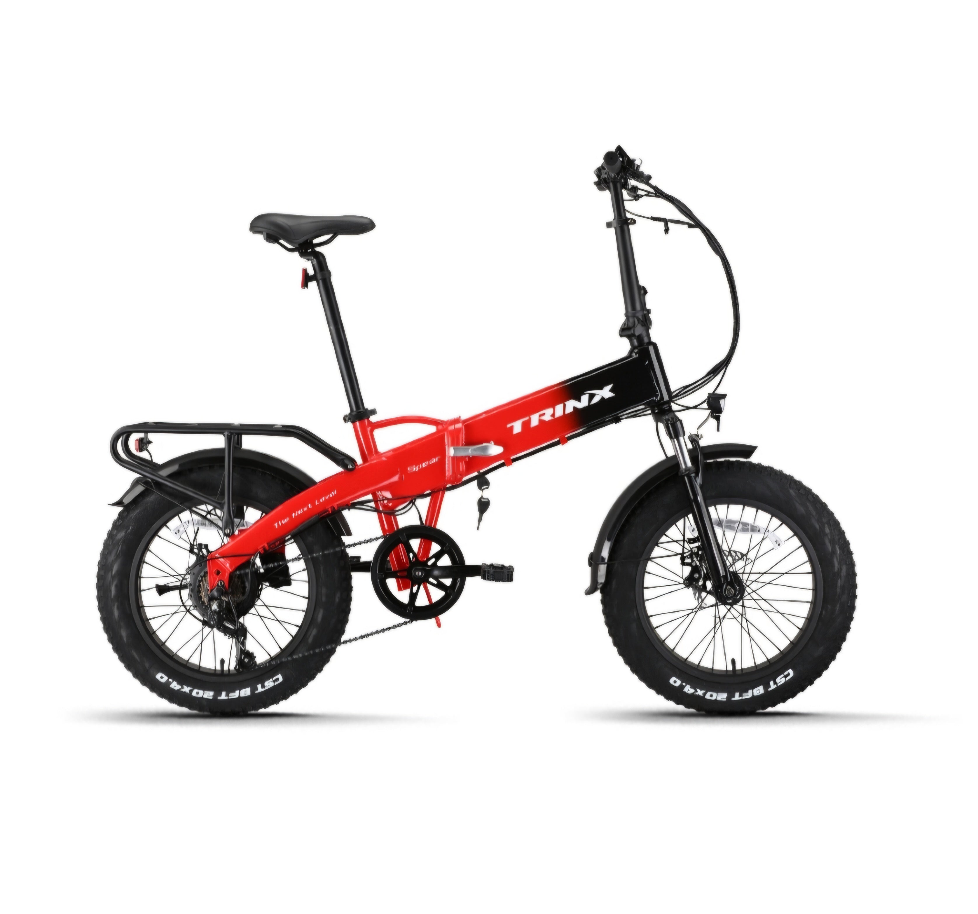 Trinx Fat Tire Folding City Electric Bike 36V 7.8Ah 350W