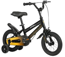 تحميل الصورة إلى عارض المعرض، Lamborghini Kids Bicycle 12 Inch Black/Yellow Age 5-8
