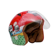 Load image into Gallery viewer, Kids Half Face Safety Helmet-Red Age 7-12
