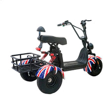 تحميل الصورة إلى عارض المعرض، City coco 03 Wheeled Harley Electric Scooter 60V 15Ah 1000W
