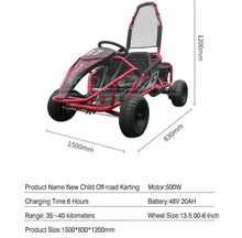 تحميل الصورة إلى عارض المعرض، Electric Rideon Gokarts Buggy Car For teens &amp; Adults
