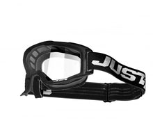 تحميل الصورة إلى عارض المعرض، Just1 Best Motorcycle Goggles – Clear Black
