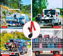 Load image into Gallery viewer, 6Ft Heavy-duty Loop Tie Down Straps For Motor Cycles ATV Boat transport
