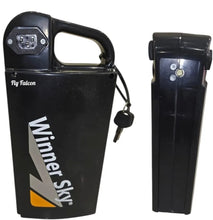 تحميل الصورة إلى عارض المعرض، K11 Electric Bike Replaceable Battery 48V 12Ah with Lockable key supports winnersky k11 many more
