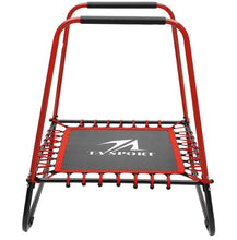 تحميل الصورة إلى عارض المعرض، TA Sport JKL-95IN S Square Trampoline - Black/Red | 95 Inch
