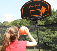 تحميل الصورة إلى عارض المعرض، Free Jump Basketball Hoop &amp; Ball Set – Fun &amp; Safe Trampoline Play
