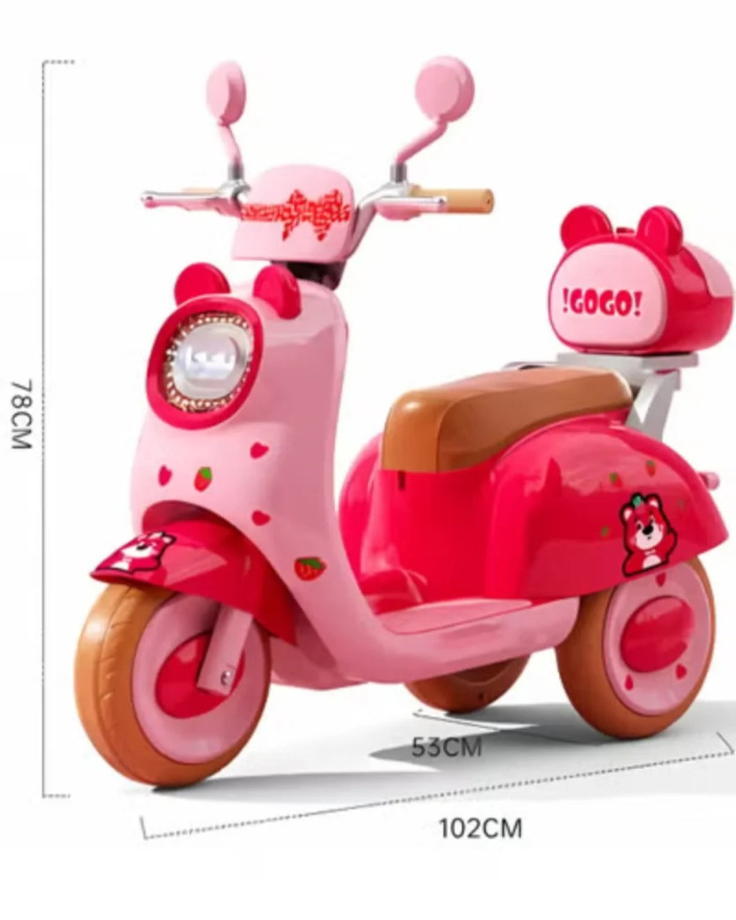 Fashion Kid Girls Electric Tricycle Age 3+