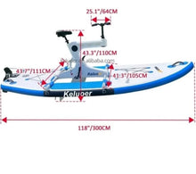Load image into Gallery viewer, Keluoer inflatable Water Bike for fitness, fishing,  and leisure
