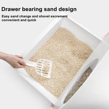 Load image into Gallery viewer, Smart Cat Litter Box,Deodorant and Spatter Proof,Pedal Channel,Fully Enclosed Drawer Cat Toilet,Intelligent Sensing LZM-CWCS02
