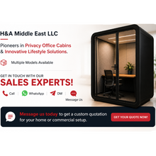 Load image into Gallery viewer, Unique Mini S Phone pod Solo Office (1 person) for work content creation study-With 4k colourful lighting and Air circulation fan
