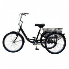 تحميل الصورة إلى عارض المعرض، City Tricycle 26" With Rear Basket single speed
