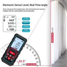 Load image into Gallery viewer, MILESEEY S2 80m Digital Laser Tape Measure with Electronic Sensor
