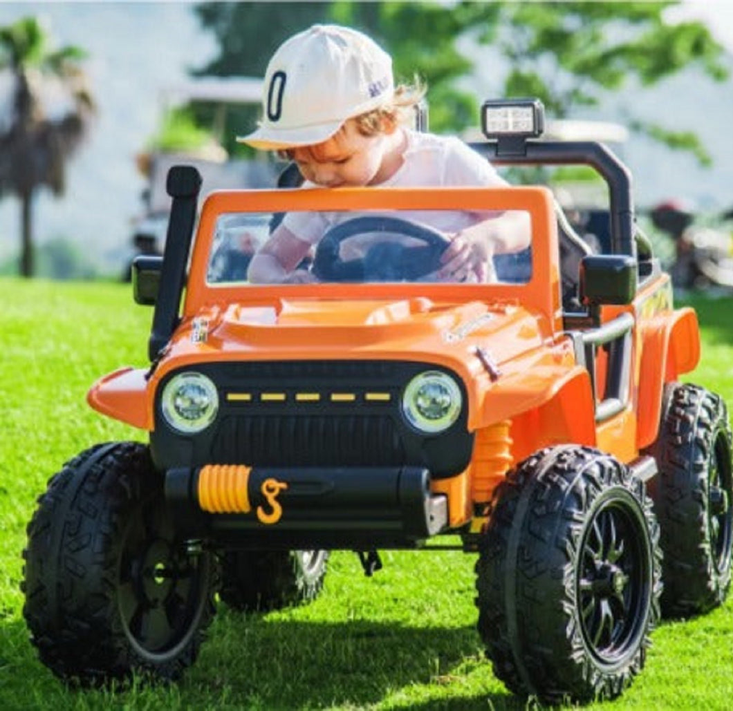 Jeep Power Wheel 12v  Toy Car Kids-Parent Ride On