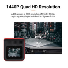 Load image into Gallery viewer, 70mai A400 Dual Channel Car Dash Cam 1440p Front &amp; 1080p Rear
